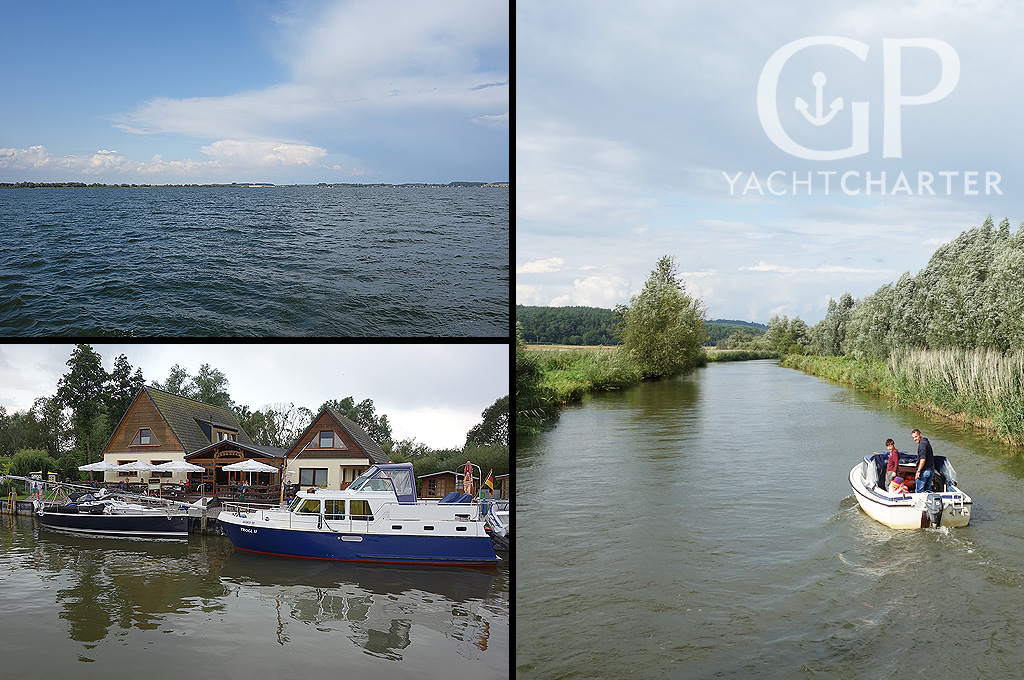 Kurz vor dem Kummerower See liegt der Wasserwanderrastplatz Verchen mit der Aalbude. Einkehr ist möglich, mit Außerhausverkauf von Fisch oder Aal tut man sich schwer.